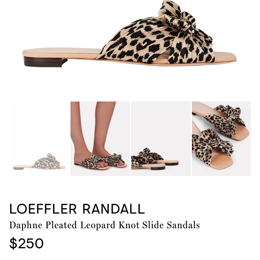 Loeffler Randall Daphne Pleated Knot Sandal 😍